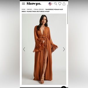 Showpo Dangerous Woman Maxi Dress / Maternity Dress / Maternity Photoshoot Dress